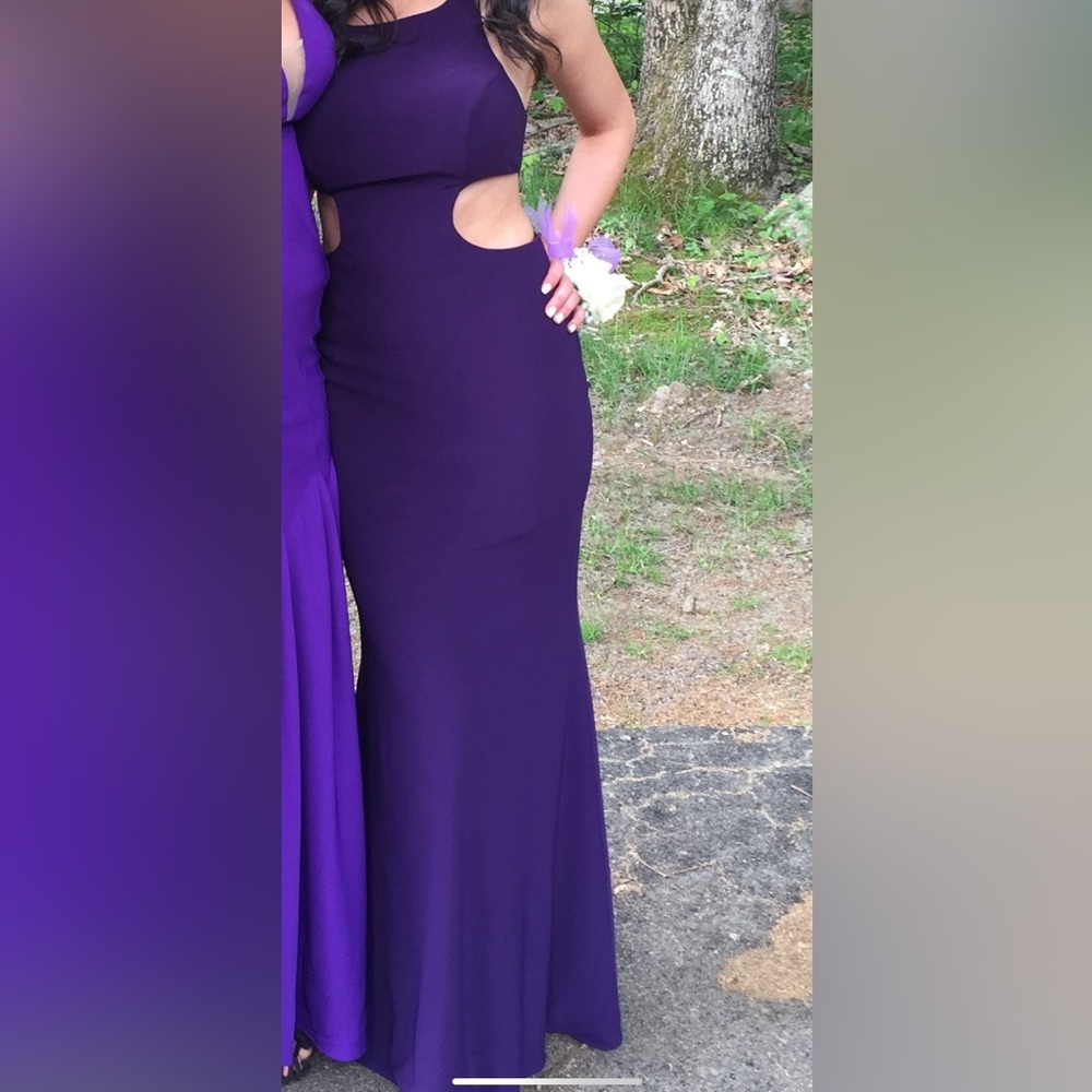 Purple prom dress